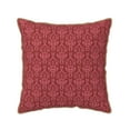 thumbnail image 1 of ZNDUO Throw Pillow, 18"x18" Bed Pillow and Couch Pillows - Indoor Decorative Pillows，Red Vintage Damask Design Throw Pillow, 1 of 8