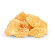 Crystallized Ginger Chunks by It's Delish, 12 Oz Bag  Candied Dried Ginger Fruit Chews Natural Candy, Ginger Root with Sugar Crystals, Unsulphured, No Color Added - Healthy Snack, Vegan, Kosher