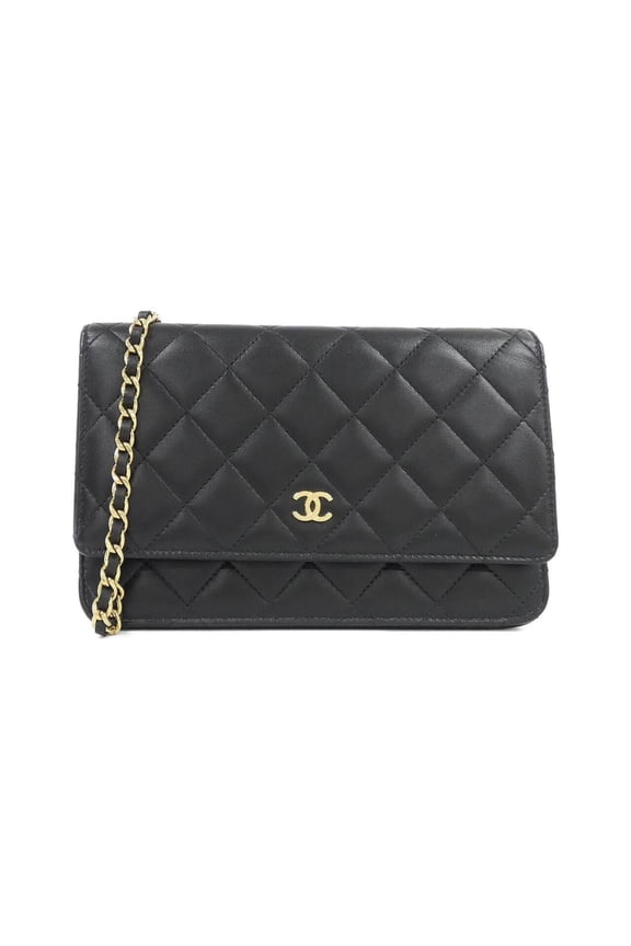 Pre-Owned Chanel Timeless Classic Line AP0250 Wallet Chain