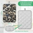 thumbnail image 3 of Cartoon Pug Dog Printing Oven Mitts Pot Holders 2 pcs Heat Resistant for Kitchen Baking Grilling, 3 of 7