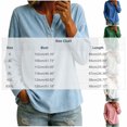 thumbnail image 3 of Levmjia Women's Solid Color V Neck Sweater Long Sleeve Button Detail Loose Fit Casual Knit Pullover Top for Fall Winter, 3 of 8