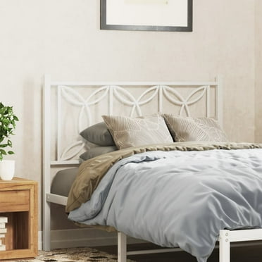 vidaXL Metal Headboard Bed Header with Back Support Home Bedroom Furniture