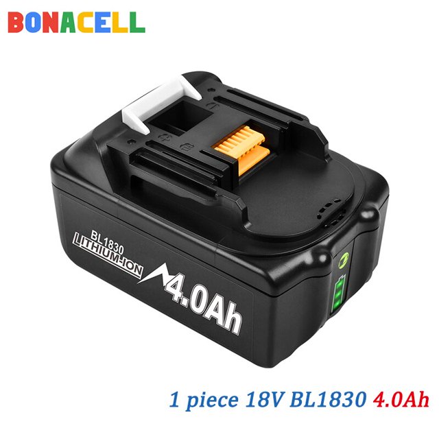 Bonacell BL1860 batería recargable de iones de litio de 18 V 6000mAh para Makita 18v batería BL1840 BL1850 BL1830 BL1860B LXT 400 Tan Jianjun unisex