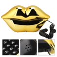 thumbnail image 4 of Wx-3061 Multi-Functional Cute Lip Shape Telephone Desk Phone Home Decoration Set Gold, Home Phone, 4 of 9