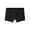 Black, variant on Lovzfmll Men's Underwear Elastic Waist Boxer Briefs, Solid Color Comfort Shorts, Comfort Breathable Everyday Underwear