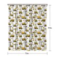 thumbnail image 5 of Cartoon Construction Vehicles Cranes Shower Curtain 72"x84" ,Bathroom Decorative Shower Curtains Set with 12 Hooks,Modern Waterproof Washable Shower Curtain, 5 of 6