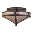 thumbnail image 6 of Meyda Tiffany 169160 Craftsman Prime 2 Light 16" Wide Semi-Flush Ceiling Fixture -, 6 of 7