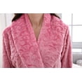 thumbnail image 5 of Richie House Women's Soft and Warm Fleece Bathrobe Robe RHW2721-A-L, 5 of 7