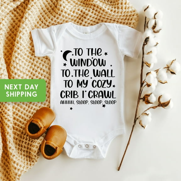 To The Window To The Wall Baby , Baby Shower Gift, Music Rap Funny , Baby Bodysuit, Newborn Cool Baby Clothing, Cute Baby Onesie, BABY BODYSUIT LAT 4424