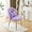 Purple-plush, variant on HYJY Petal Makeup Vanity Chair with Back,Flower Cute Girls Desk Chair Comfy No Wheels,Modern Dining Chair,Small Accent Chair with Adustable Gold Legs&Bow Pillow for Home Office,Bedroom,Velvet,Purple