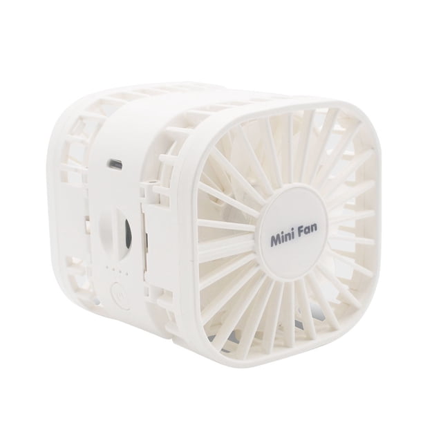 Ventilador eléctrico de dos cabezas Ventilador ajustable de escritorio portátil plegable portátil de verano con 3 engranajes de viento Advancent HA6978-01B