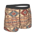 thumbnail image 3 of Balery Traditional Tribal Aztec Men's Boxer Briefs, Soft and Breathable Cotton Underwear with nylon Waistband-XX-Large, 3 of 9