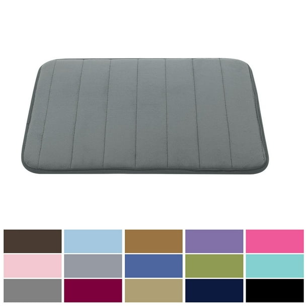 PiccoCasa Kitchen Rugs Soft Memory Foam Bath Mat Non Slip Kitchen Mat