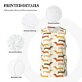 thumbnail image 3 of Naloa Dachshund Basketball Jersey Reversible Men's Mesh Athletic Sports Shirts Training Practice S-4XLLarge, 3 of 6