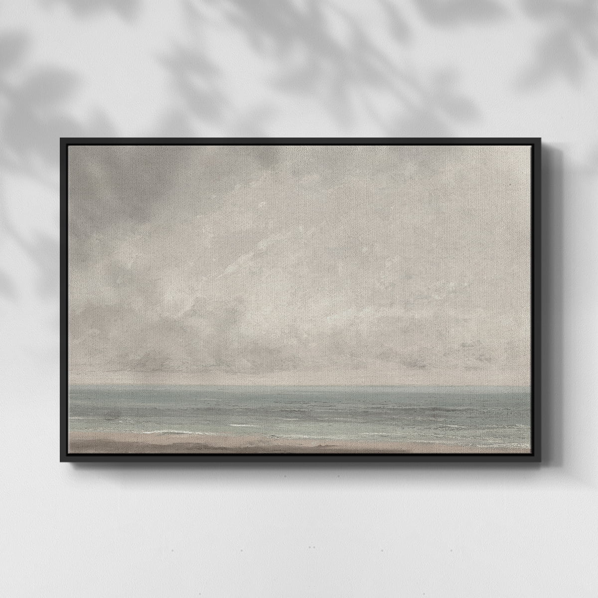 Vintage Landscape-CCCXLIII By Wexford Home Framed in Black Wood Gallery Wrapped Canvas 17 in. x 25 in.