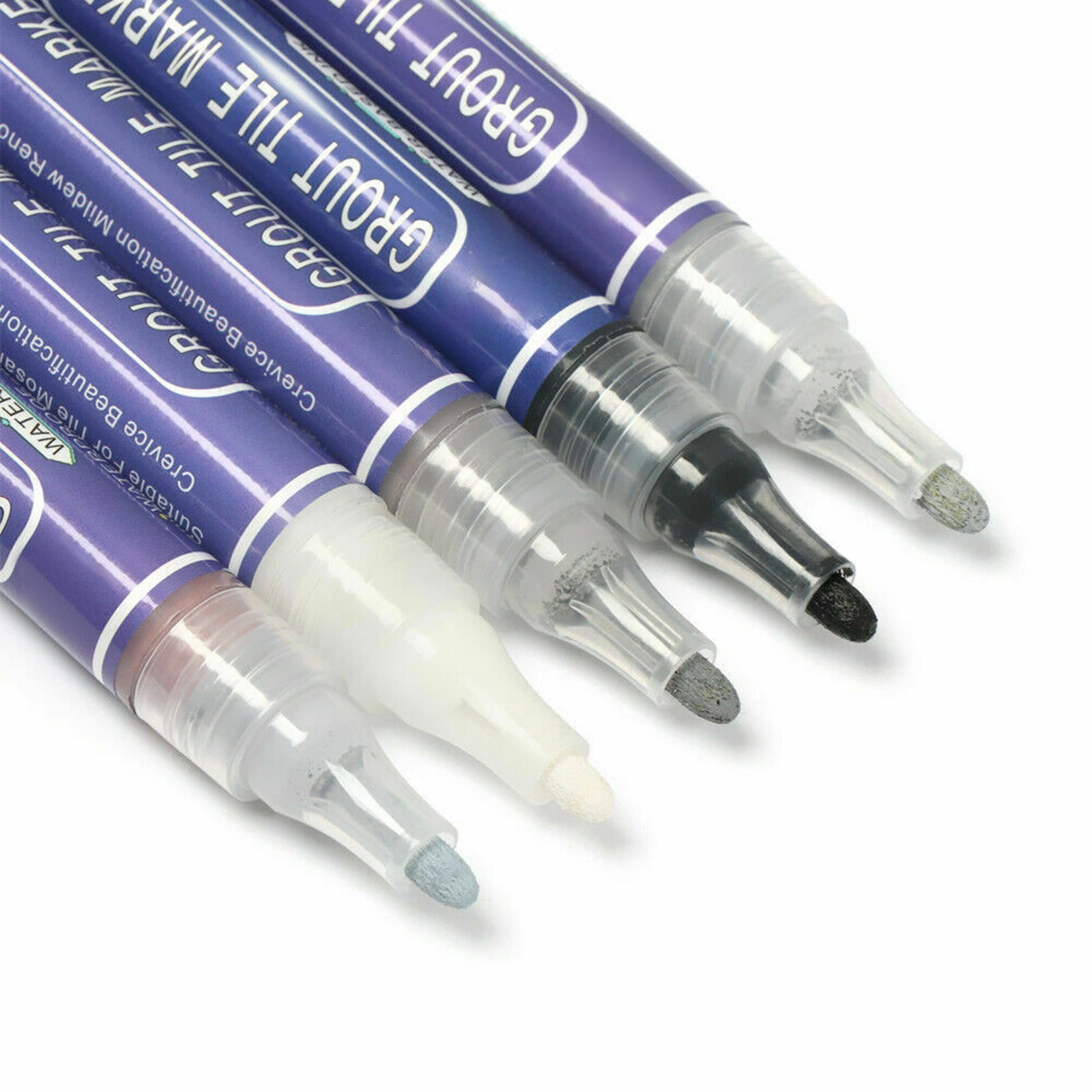 4Pcs Tile Grout Pen White Grout Renew Repair Marker with Replacement Nib  Tip to The Look of Tile Grout Lines Pen - AliExpress