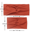 thumbnail image 4 of Yoyauz 2PCS Elastic Cloth Headband Bow Headband, 4 of 17