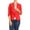 Red, variant on Plus Size Women's Trendy Style Open Front Solid Jacket