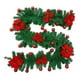thumbnail image 2 of Guirnalda de Navidad con cadena de luz LED iluminación 270 cm Guirnalda de Navidad Guirnalda de Navidad artificial Decoración de Navidad Navidad, corona de puerta por dentro y por fuera Adepaton HR-0046, 2 of 8