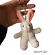 thumbnail image 2 of Cute Plush Pilot Rabbit Keychain Bag Ornament Women Handbag Decorations School Student Backpack Lovely Animal Pendant, 2 of 4