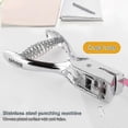 thumbnail image 2 of 2026 Hole Punching Machine Professional Labor-saving Diy Hand Paper Elliptical Punch Plier School Supplie, 2 of 5