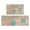 Pioneer Flower Floral-2, variant on Pioneer Flower Floral Print Pattern Kitchen Rugs Sets Of 2, Anti Fatigue Non Slip Washable Floor Mats for Kitchen Sink Laundry, 17X30 Inch 17X47 Inch