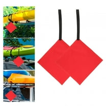 Kayak Tow Flag Red Safety Flags, Hooked Kayak Flag for Canoes Towing Truck Boat Trailer Safety Warning Accessories