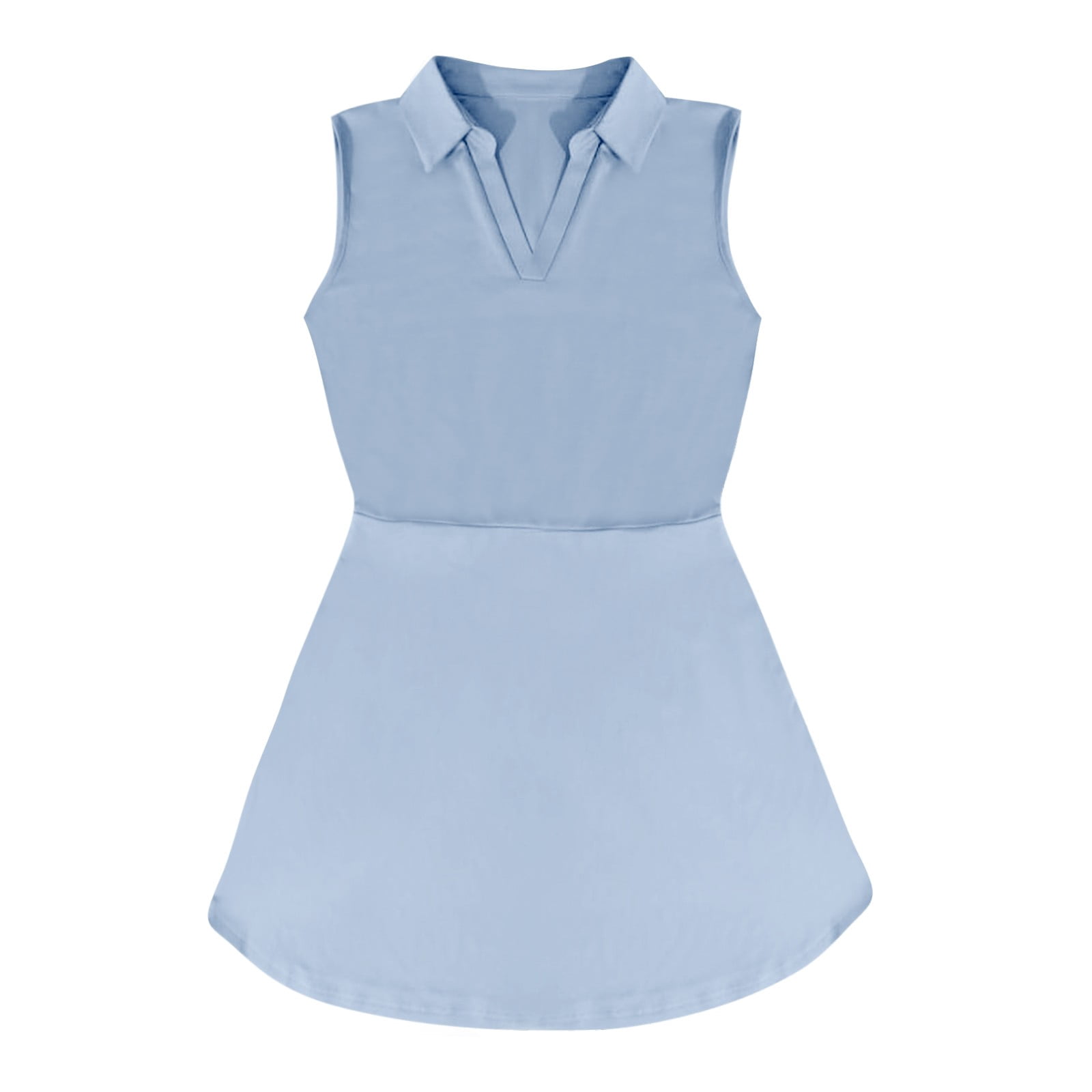 ZRBYWB Womens Dresses Women's Tennis Skirt With Built In Shorts Dress With 4 Pockets Sleeveless Exercise. Casual Dresses For Women