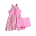 thumbnail image 2 of Gvmfive Women 2Pcs Padded Hollow Out Swimsuit Bikini Boyshorts Push-up Tankini Swimwear, 2 of 6