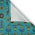 thumbnail image 4 of Ambesonne Abstract Valance Pack of 2, Botanical Element, 42"X18", Sea Blue and Multicolor, 4 of 5