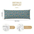 thumbnail image 3 of Fotbe Corgi with Flowers Funda para Almohada Corporal con Diseño, Funda de Microfibra Ultrasuave de 20x54 Pulgadas, Ropa de Cama Elegante, 3 of 7