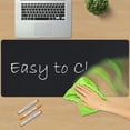 thumbnail image 3 of Desk Pad, Extended Gaming Mouse Pad, XXL Large Mouse Pad, Non-Slip PU Leather Desk Blotter, Waterproof Keyboard Mouse Mat Desk Writing Pad for Work, Game, Office, Home Accessories - Black, 3 of 5