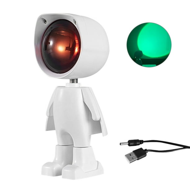 Luz de proyector Lámpara de proyector USB Regulable Atmósfera giratoria Luz LED para café en casa, Verde Speravity HA004149-04B