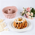thumbnail image 3 of ACDANC 2026 New Bundt Cake Pan High and Low Temperature Resistance Circle Bundt Cake Pan Nonstick Easy Release Bundt Pan Pink1 for Baking Cakes Desserts Home Baking Parties., 3 of 5