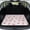 Pink Camo Deer Bow Print, variant on Bulopur Snowman Car Trunk Mat 29" x 39", Cute Snowman Holding Gift Xmas Print Cargo Liner, Waterproof Non-Slip Rear Cargo Mat for Winter Holiday