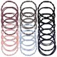 thumbnail image 3 of 24 Pcs Hair Ties Hair Elastics Bracelet Hair Ties Elastic Hair Ties No Damage Ponytail Holders For Women, 3 of 4