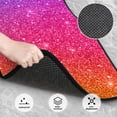 thumbnail image 2 of Daiia Holiday Shiny Printed Car Floor Mats Set of 4, Durable Non Slip Auto Floor Carpet, Car Interior Carpets Proof Foot Pads Anti-Slip Cushion Automoetive Accessories, 2 of 6