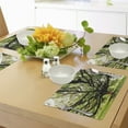 thumbnail image 4 of Ambesonne Nature Place Mats Set of 4, Majestic Tree Thailand, Standard Size, Green Brown, 4 of 6