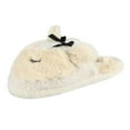 thumbnail image 4 of Jessica Simpson Girls Plush Fluffy Slip-on House Slippers with Memory Foam, 4 of 9