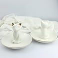 thumbnail image 4 of Ring Dish Ceramic Decorative Fox Shape Jewelry Dish Trinket Tray Ring Holder, 4 of 5
