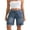 Light Blue, variant on Michellecmm Women's Knee Length Denim Shorts Mid Rise Baggy Jean Short Pants