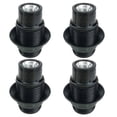 thumbnail image 1 of Black E14 Bulb Holder, 4 Pieces E14 Socket, E14 Socket Bulb, Solid Bulb Socket, Black Socket Adapter, 1 of 5
