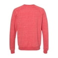 thumbnail image 3 of JERZEES - Snow Heather French Terry Crewneck Sweatshirt - 91MR - Red - Size: XL, 3 of 3