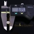 thumbnail image 2 of Diamond Celebrity's Mens/Women Stud Yellow 925 Silver W/ 2.00ct VVS 'D' Moissanite Stud Earring, 2 of 12