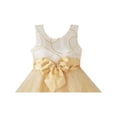 thumbnail image 2 of Girls Dress Champagne Multi-layers Wedding Pageant Kids Clothes 7-8, 2 of 4