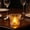 A, variant on ShaoXinWan Vintage Glass LED Candlestick Light, Embossed Electronic Candle Night Lamp, Decorative Ambient Light for Bedroom Desktop Wedding Party Holiday Gift