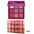 thumbnail image 2 of Paleta de sombras de ojos mate, paleta de sombras de ojos de 9 colores, sombra de ojos de maquillaje altamente pigmentada resistente al agua, 2 of 7