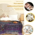 thumbnail image 4 of Yibo Granddaughter Gift Blanket Flannel Soft and Comfortable Anti-static Bed Sofa Blanket, 4 of 8