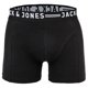 thumbnail image 2 of Jack & Jones Calzoncillos para hombre, paquete de 3 - SENSE TRUNKS, algodón elástico Negro S (Small), 2 of 6