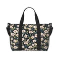 thumbnail image 6 of Rocae Flowers for Travel Shoulder Bag Top Handle Handbag with Yoga Mat Buckle for Gym, Work, Travel, 6 of 7